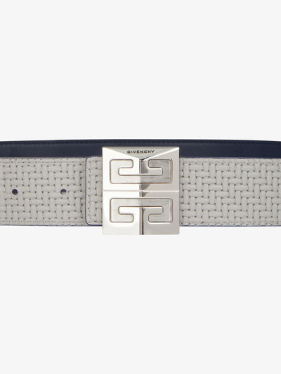 Givenchy 4G REVERSIBLE BELT IN BRAIDED-EFFECT LEATHER outlook
