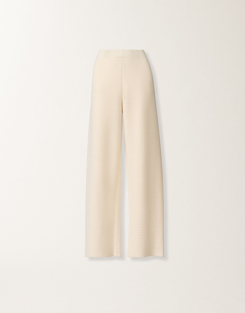 Jogging pants in wool and cotton 1