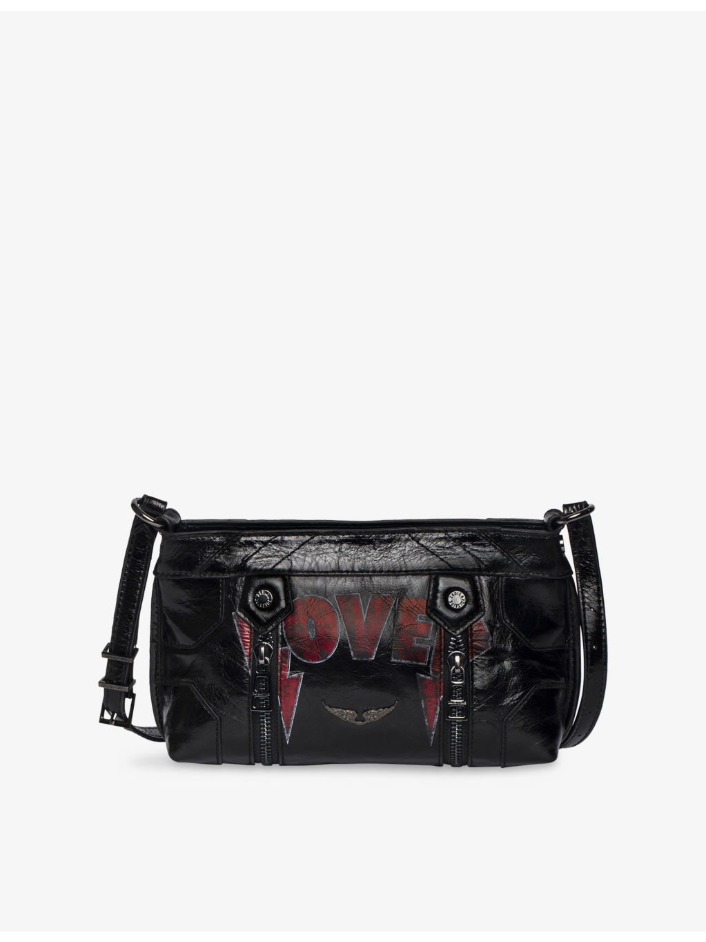 Sunny Moody Patent-Leather Cross-Body Bag - 5
