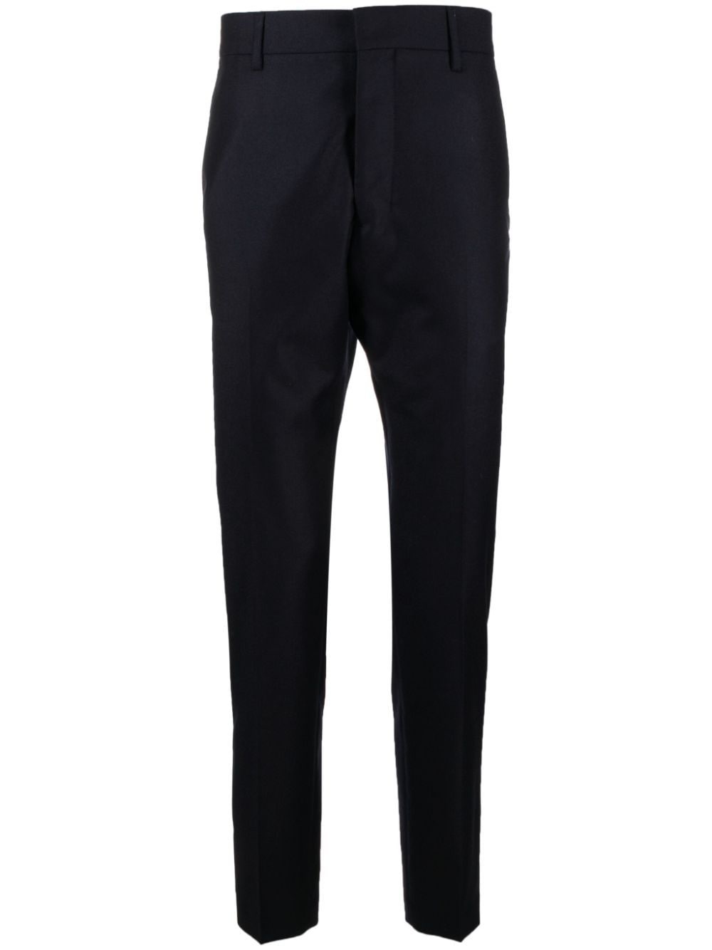 tapered-leg wool trousers - 1