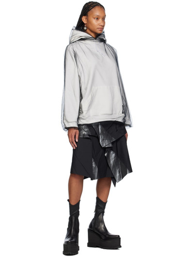 UNDERCOVER White Layered Hoodie outlook