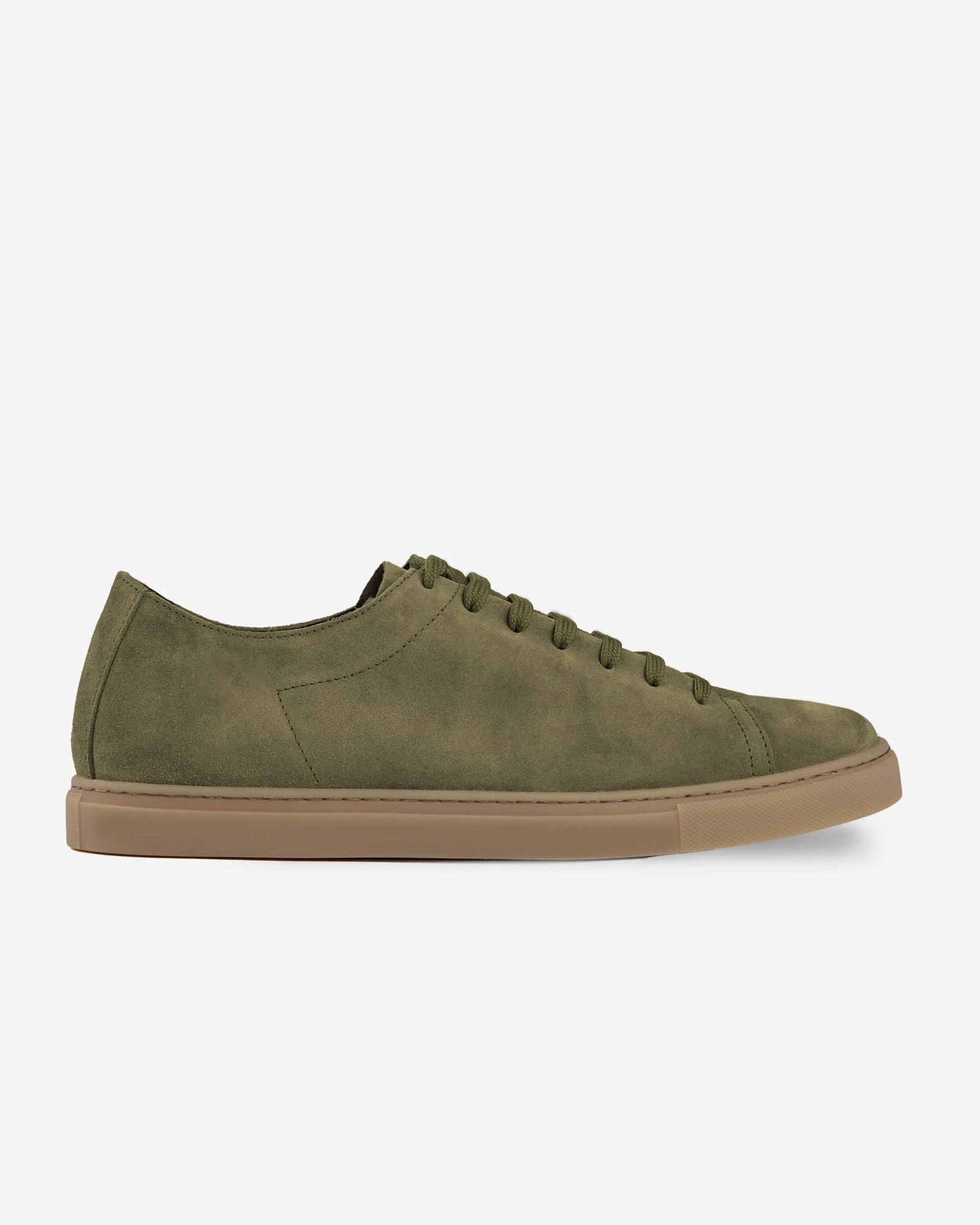 Calfskin and suede trainers - 1