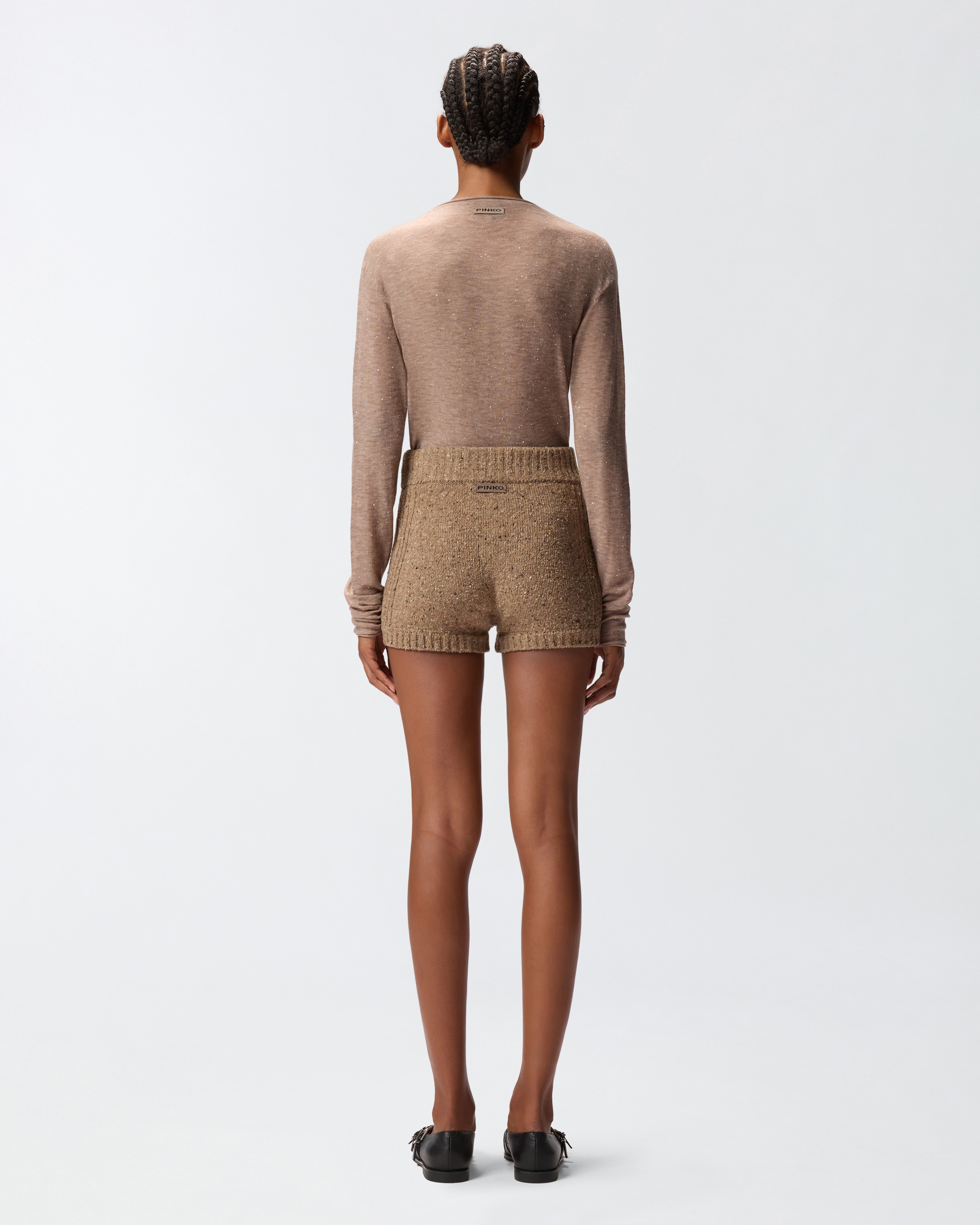 V-NECK SWEATER WITH SEQUINS - 4