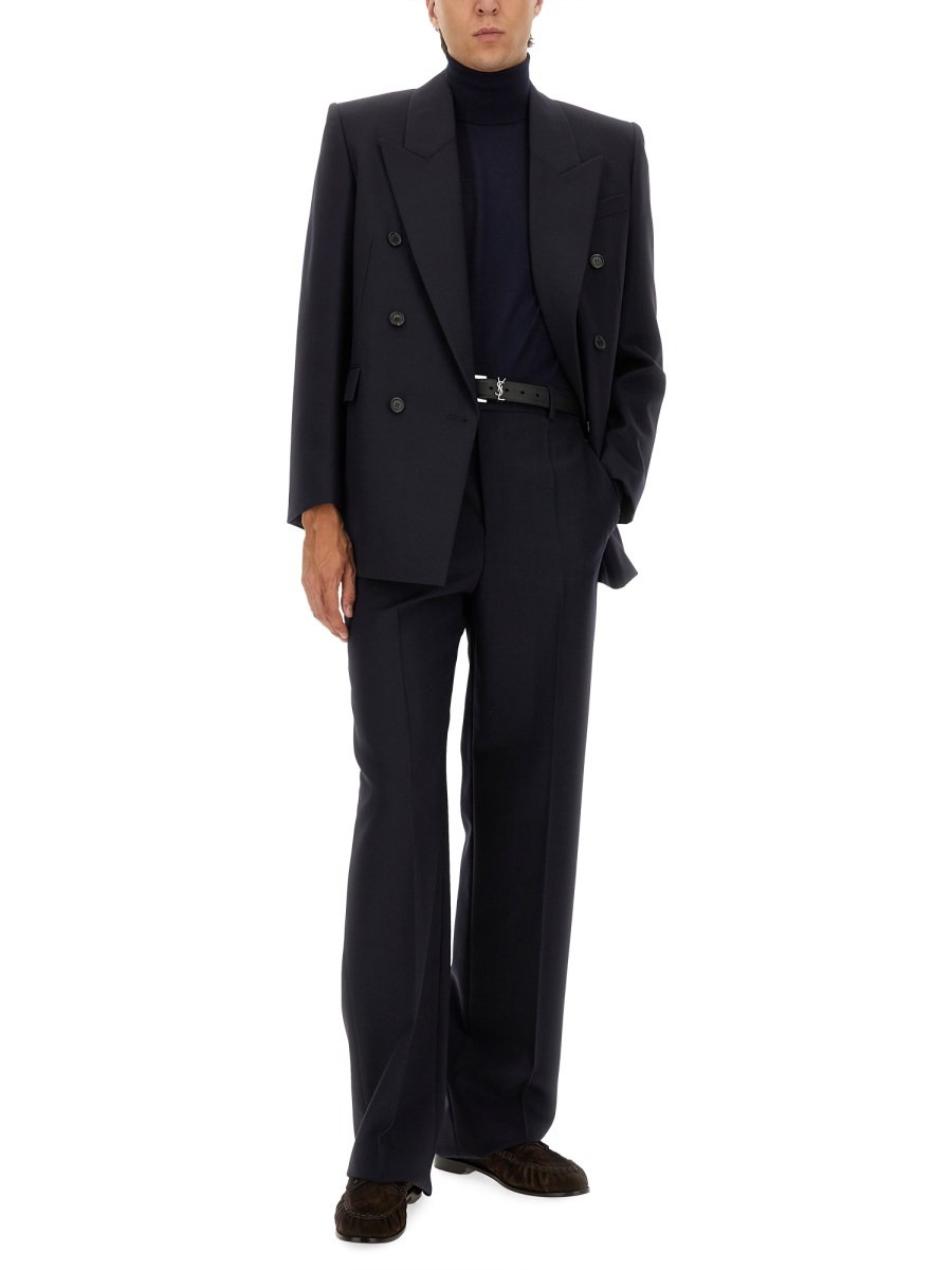 CASHMERE, WOOL AND SILK TURTLENECK PULLOVER - 2