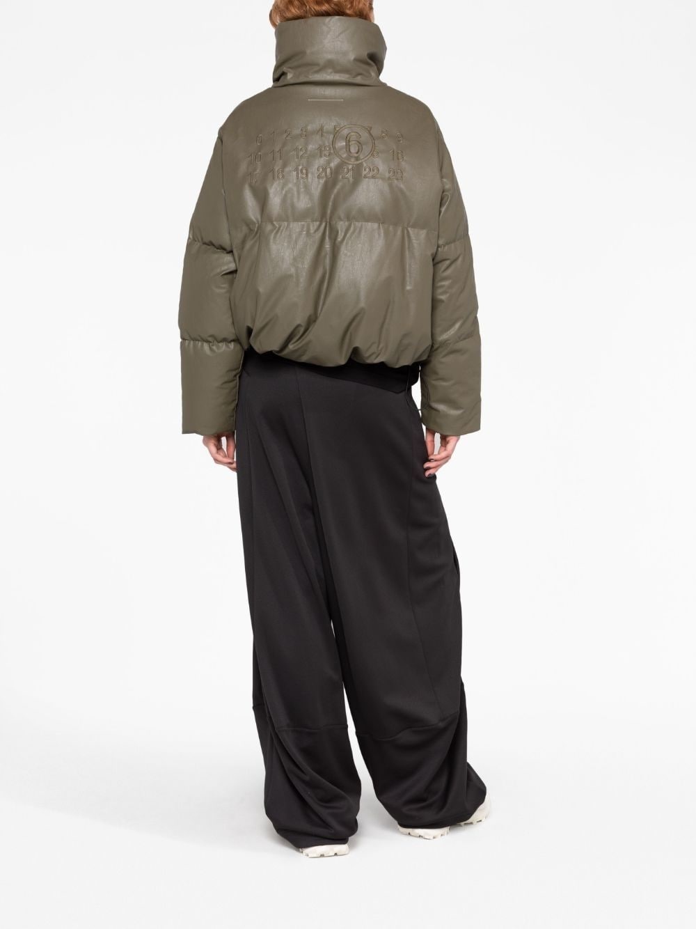 MM6 Maison Margiela cropped padded down jacket | REVERSIBLE