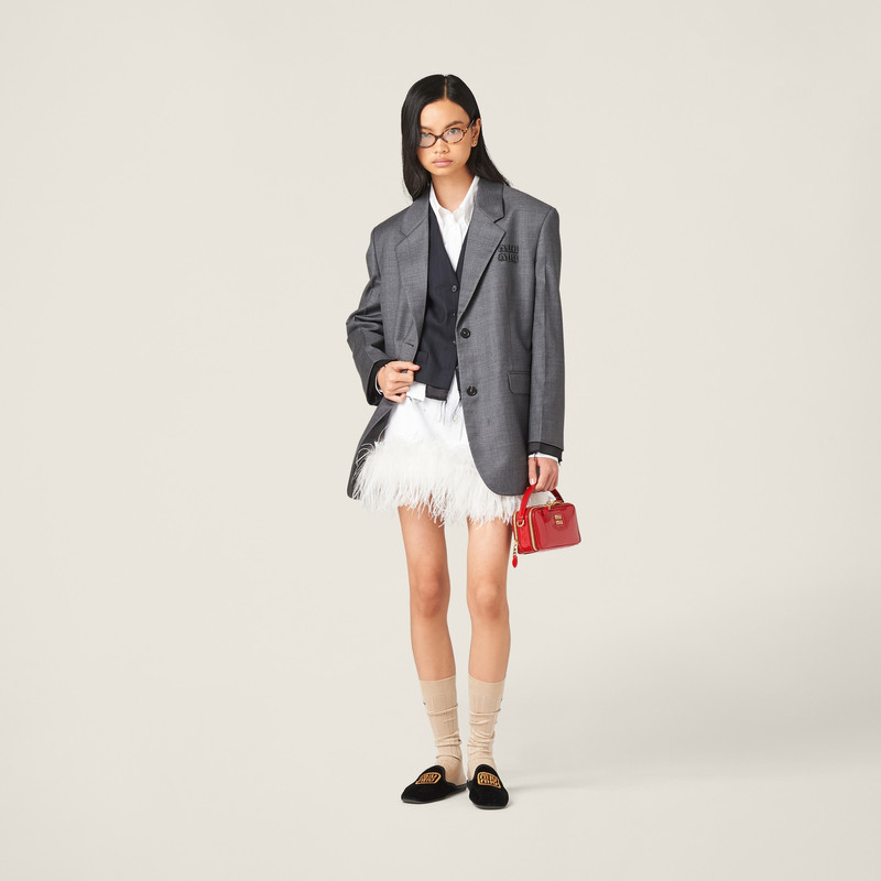 Single-breasted pinstriped vest 1