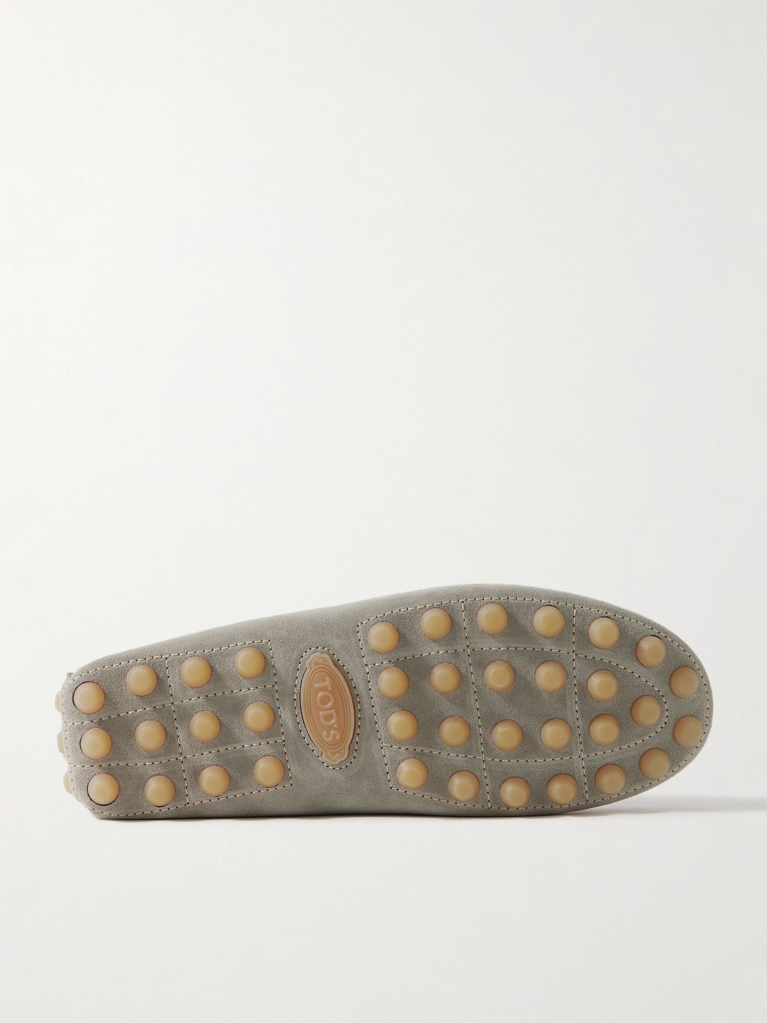 Gommino Suede Driving Shoes Gray - 3