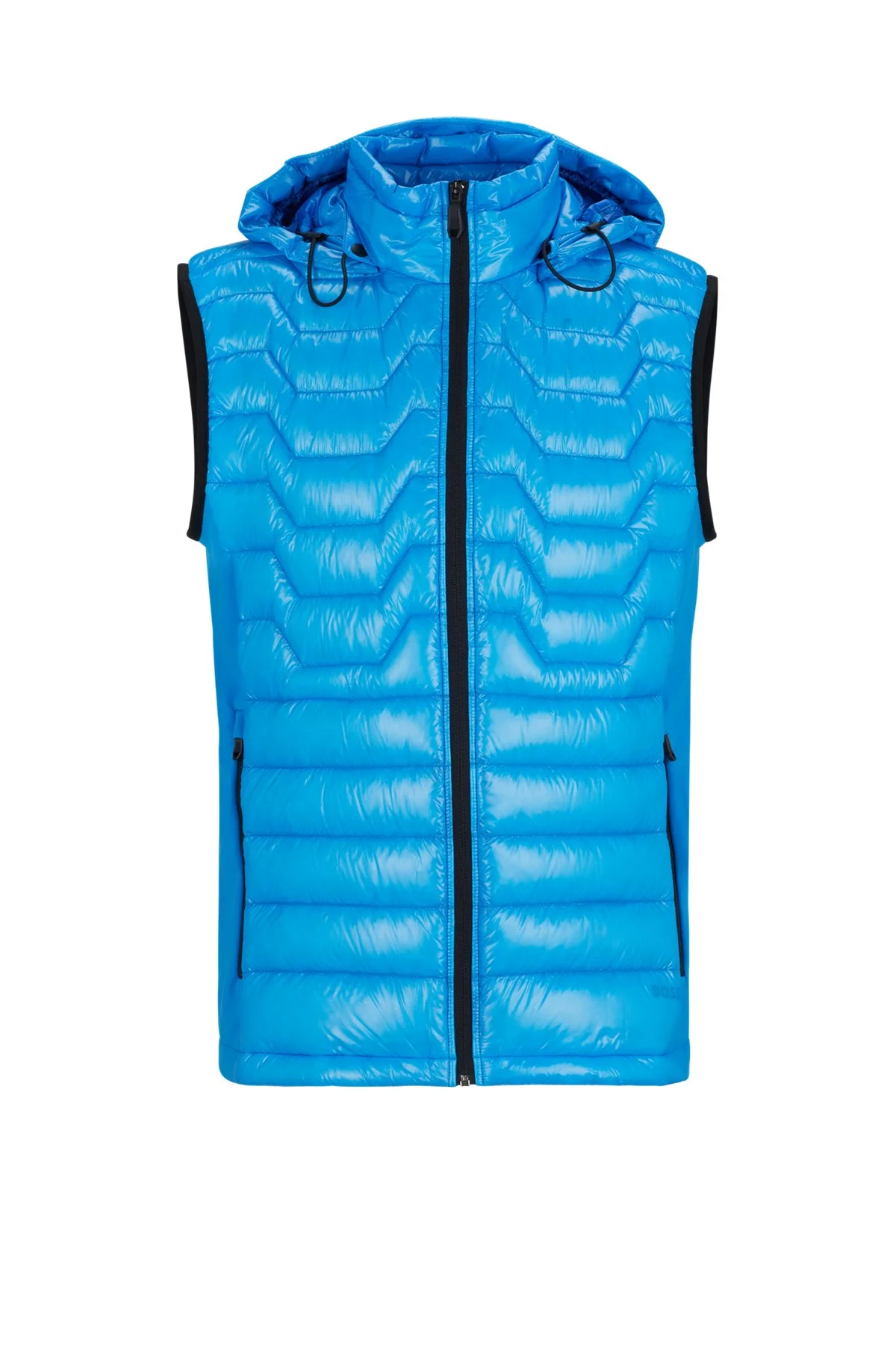 WATER-REPELLENT REGULAR-FIT GILET WITH SIGNATURE QUILTING - 1