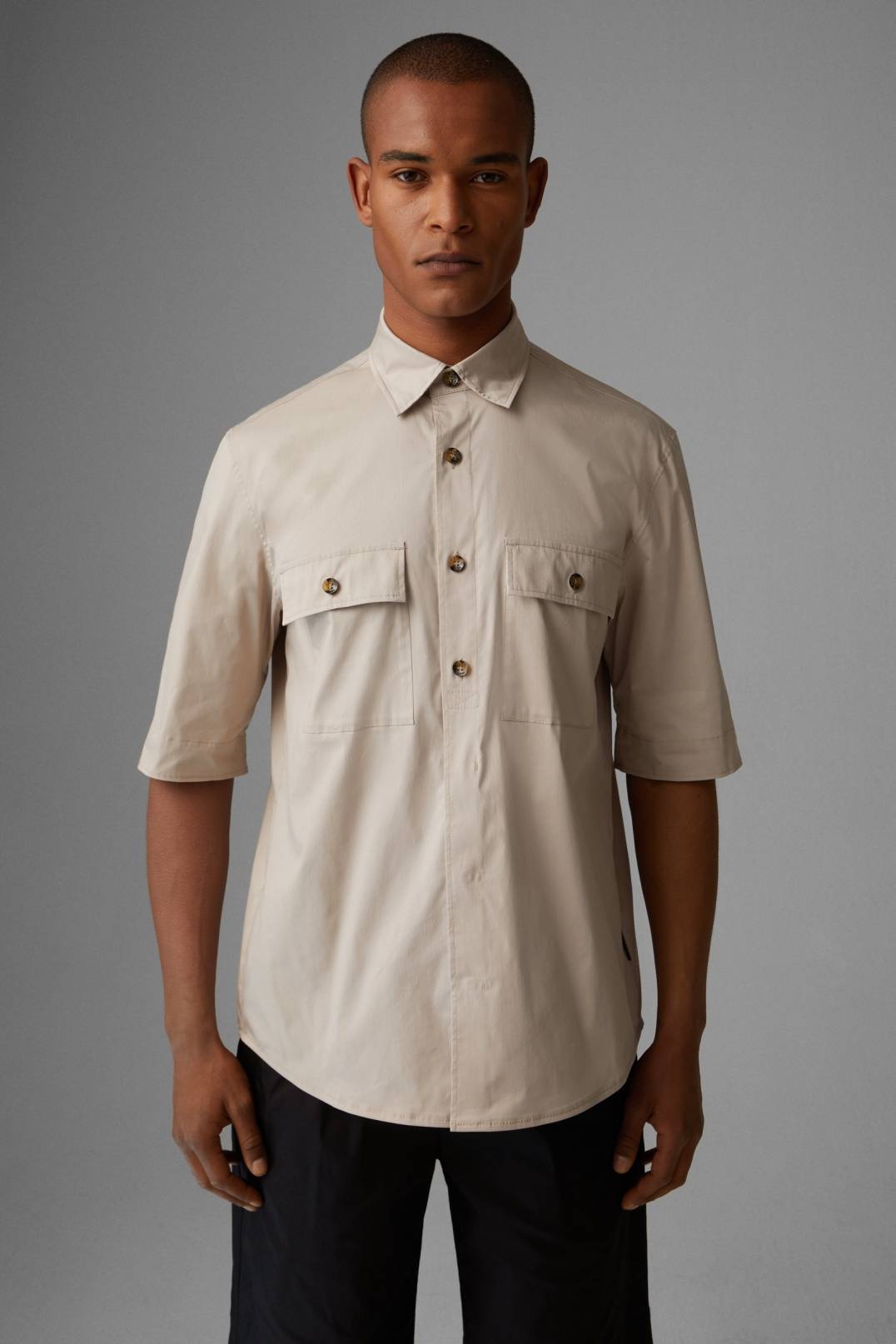 EDDY OVERSHIRT IN SAND - 2