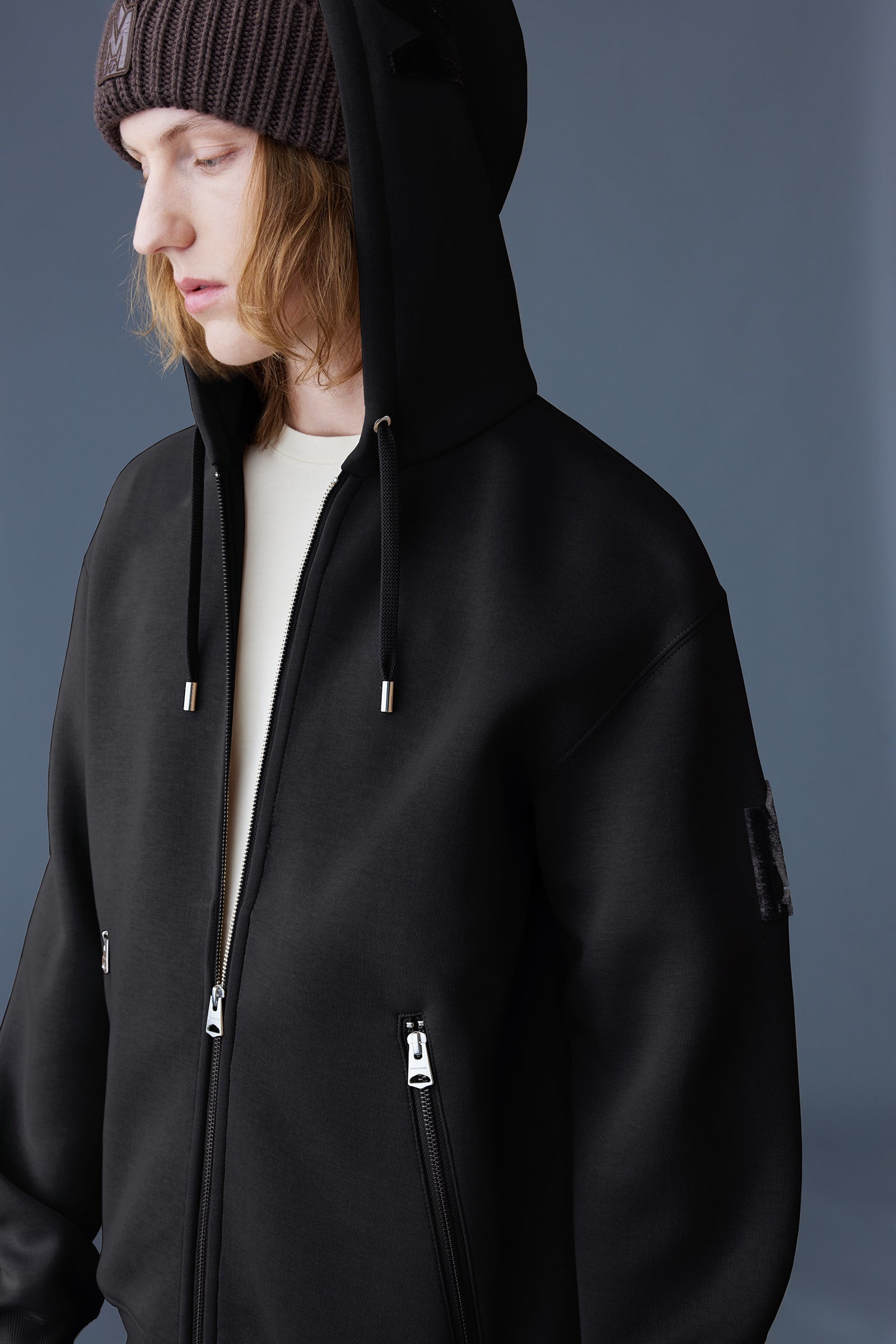 KRYS Zip-up with velvet embroidery - 5