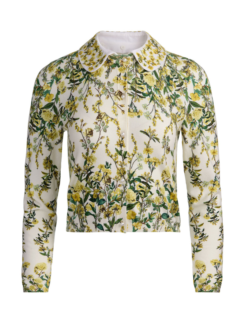 CARSON PRINTED CARDIGAN - 1