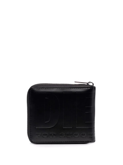 Diesel debossed-logo wallet outlook