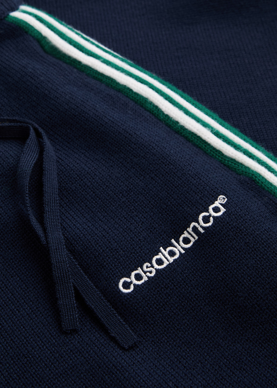 Casablanca Tennis Logo-embroidered Wool Track Pants - 5