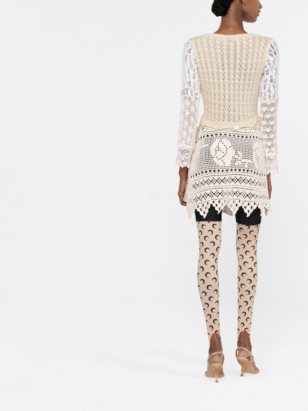crochet mini dress - 4