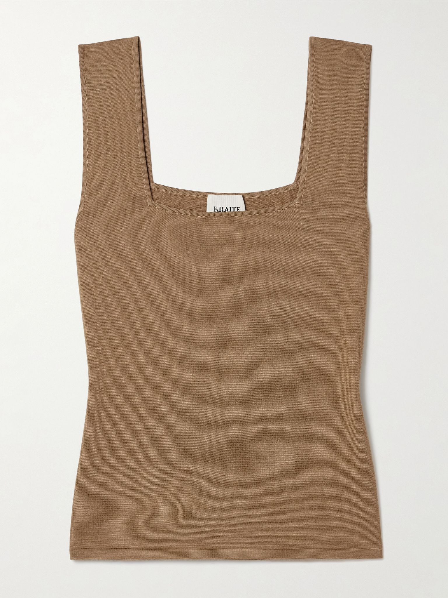 Sani knitted tank Light brown - 1