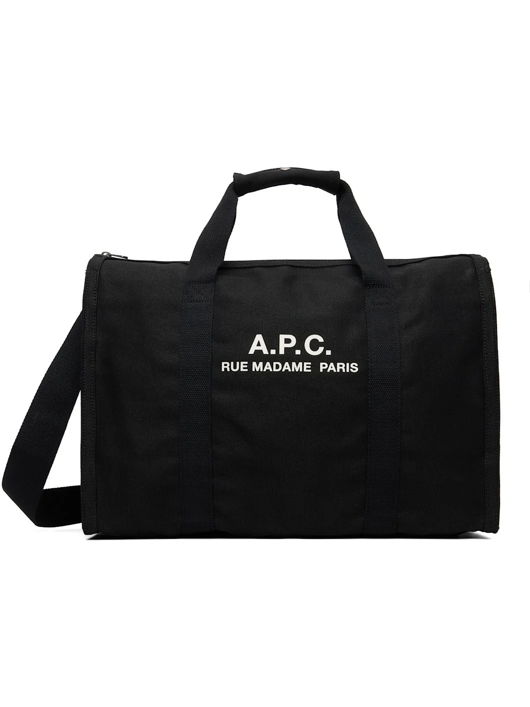 Black 'Récupération' Gym Weekender Bag - 1