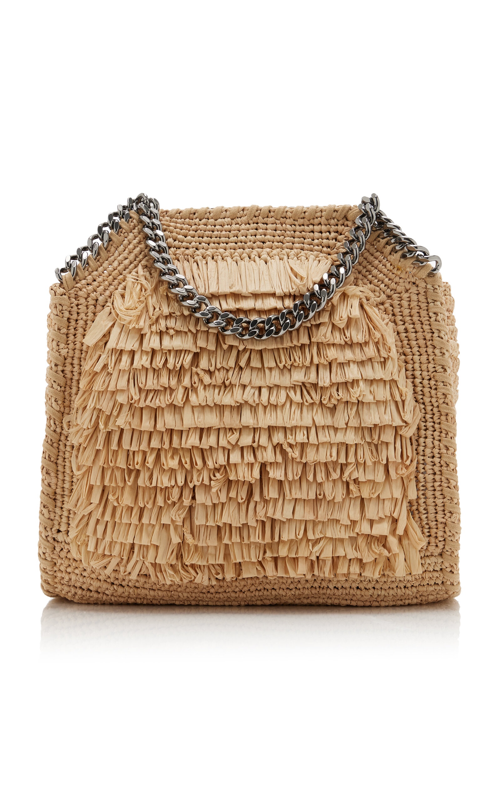 Tiny Falabella Eco-Raffia Tote neutral - 6