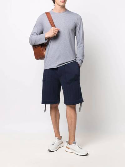 Brunello Cucinelli long-sleeve cotton top outlook