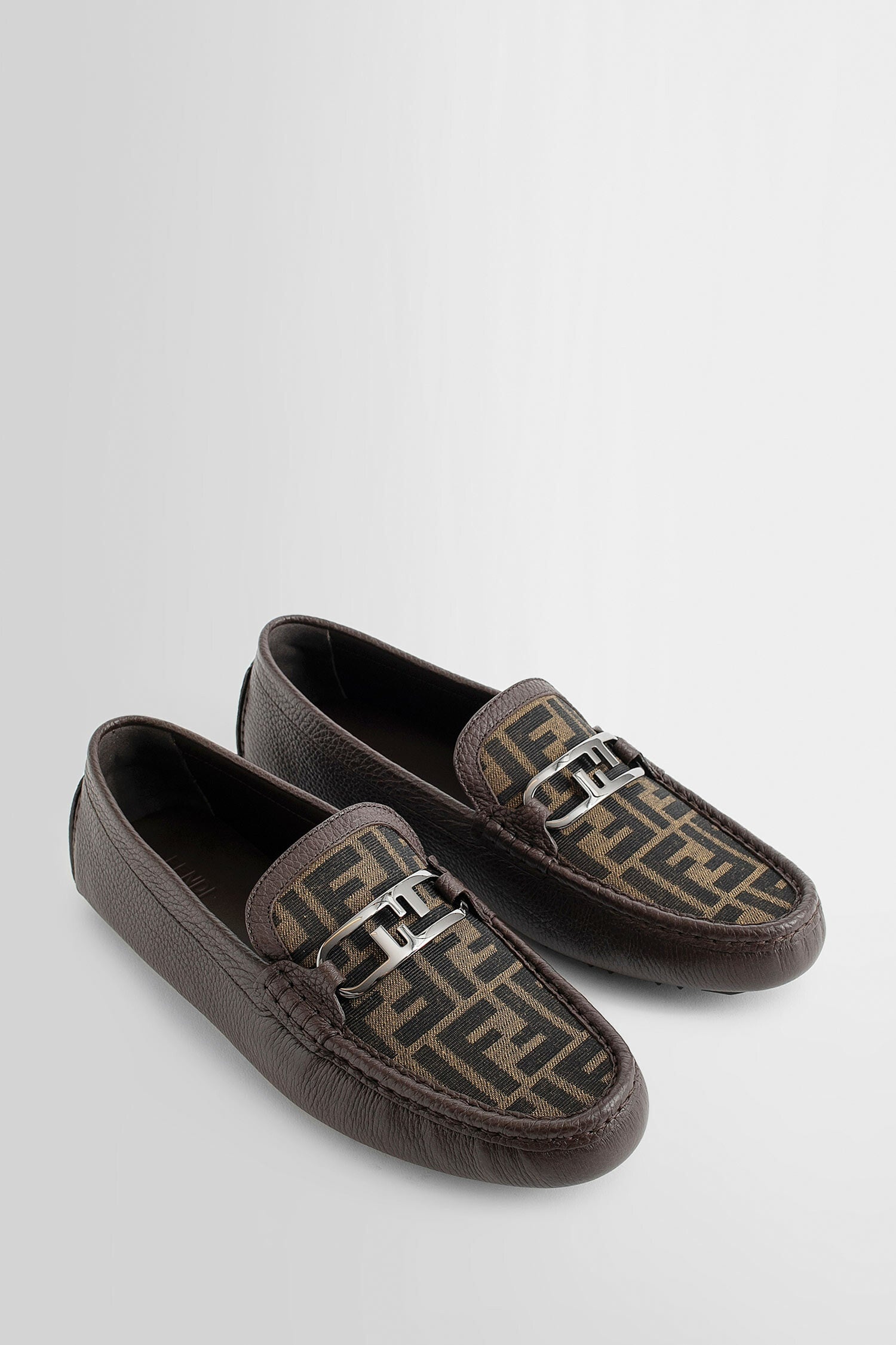 FENDI MAN BROWN LOAFERS - 8