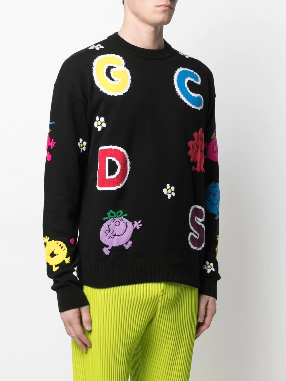 Mr. Men & Little Miss intarsia logo jumper - 3