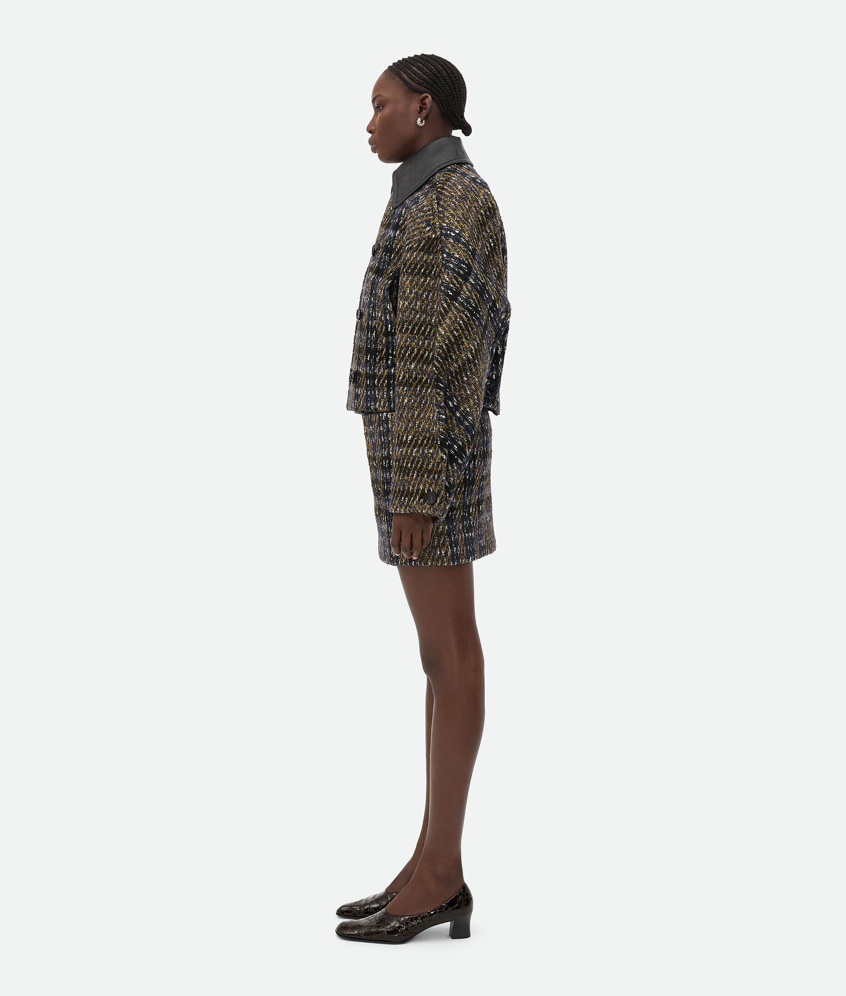 Check Pressed Wool Jacket - 2