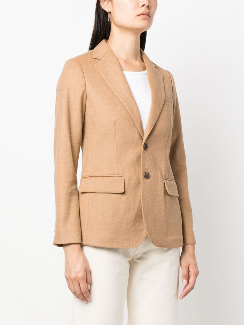 slim-cut single-breasted blazer 3