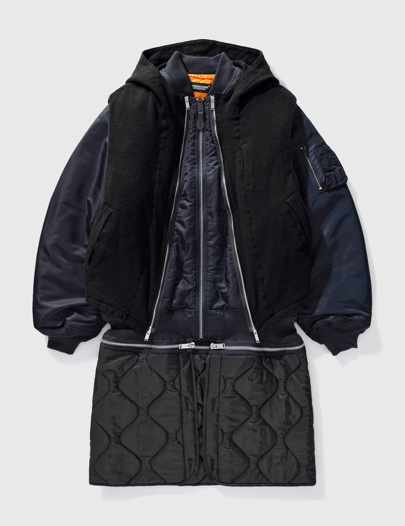UNDERCOVER X ALPHA INDUSTRIES COAT 1