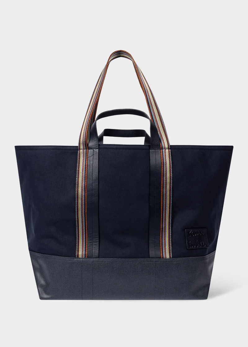 Tote Bag with 'Signature Stripe' Straps 1