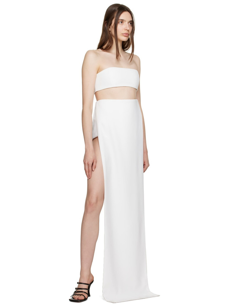 MÔNOT White Strapless Camisole outlook