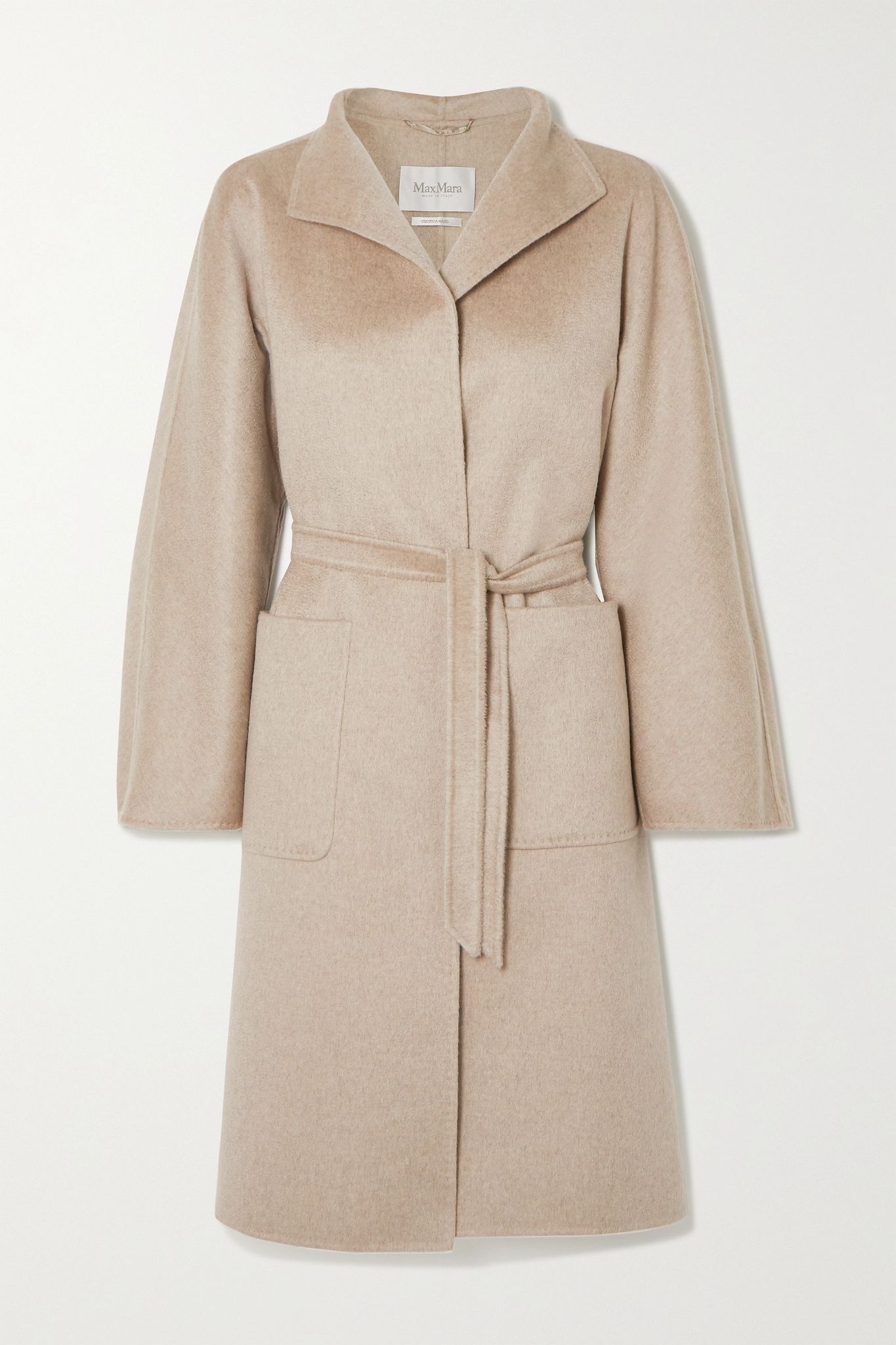 Lilia belted cashmere coat - 1