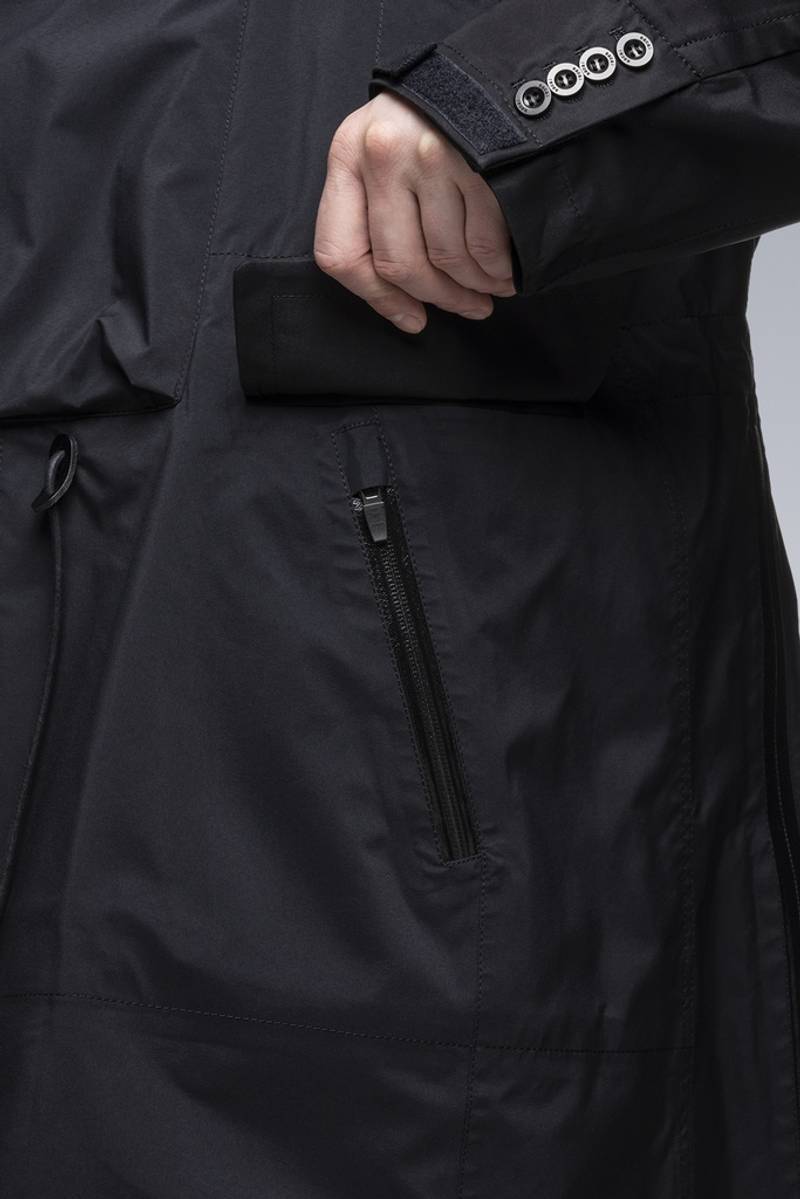 SAC-J2760 sacai / ACRONYM Trench Coat Black 19