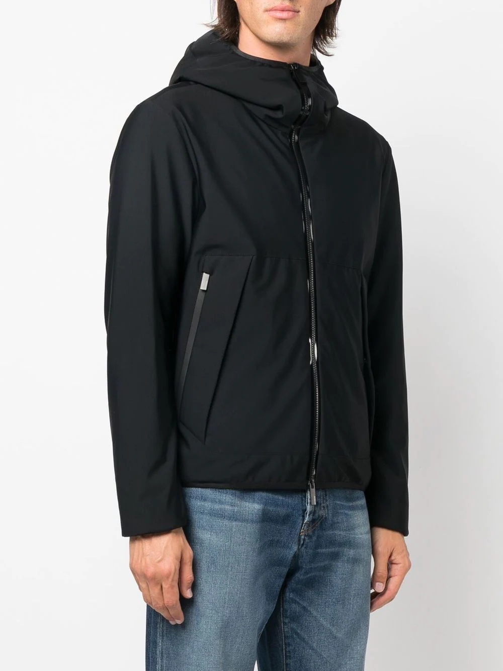 zip-up hooded jacket - 3