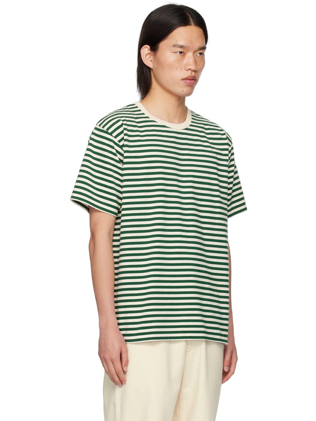 Green & Beige COOLMAX T-Shirt - 2