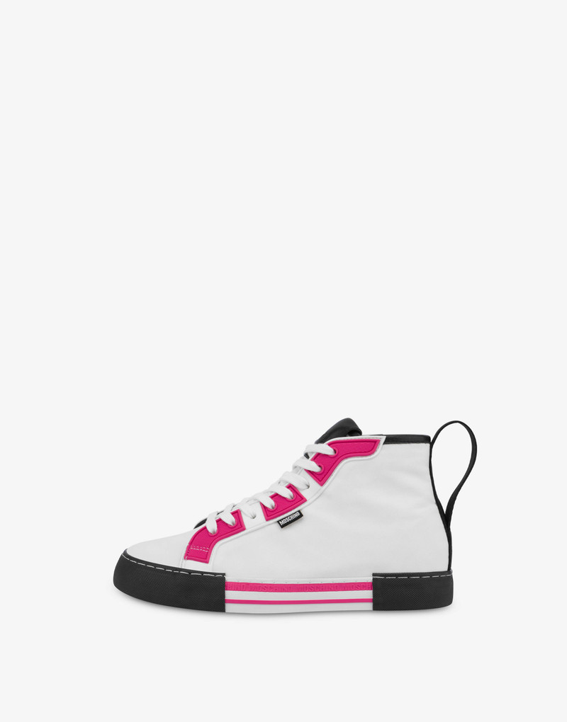 NYLON HIGH-TOP SNEAKERS 2