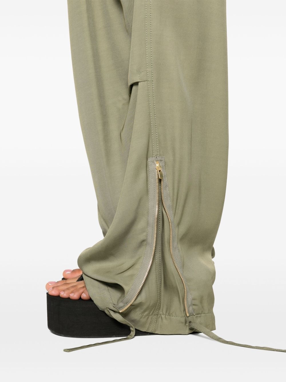 wide-leg cargo pants - 5