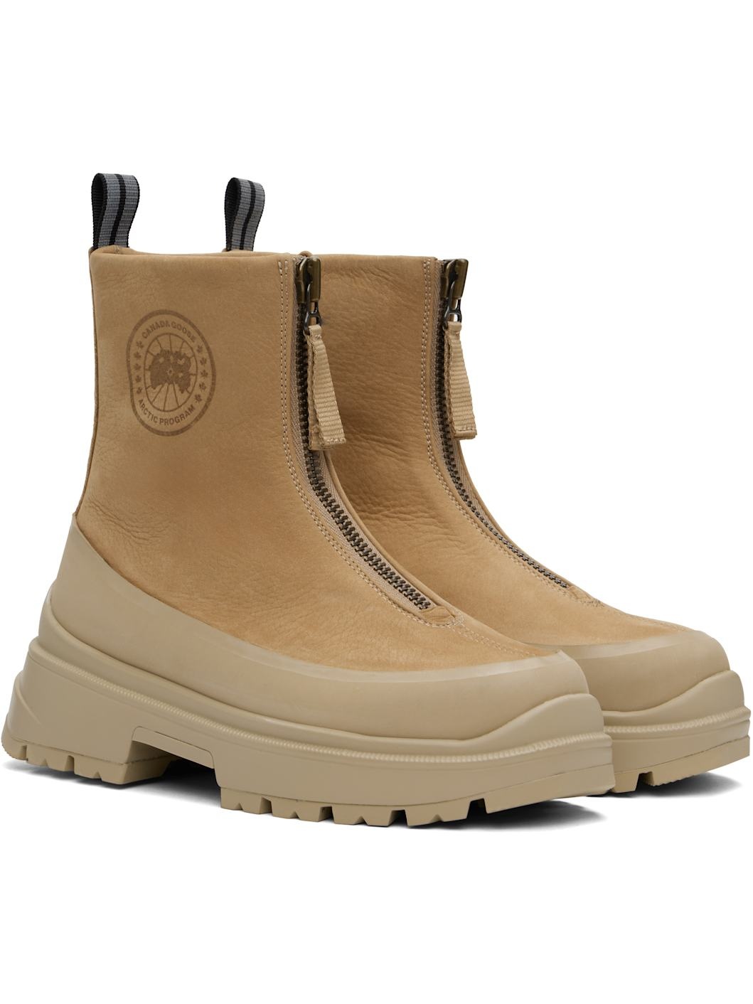 Tan Kya Zip-Up Boots - 4
