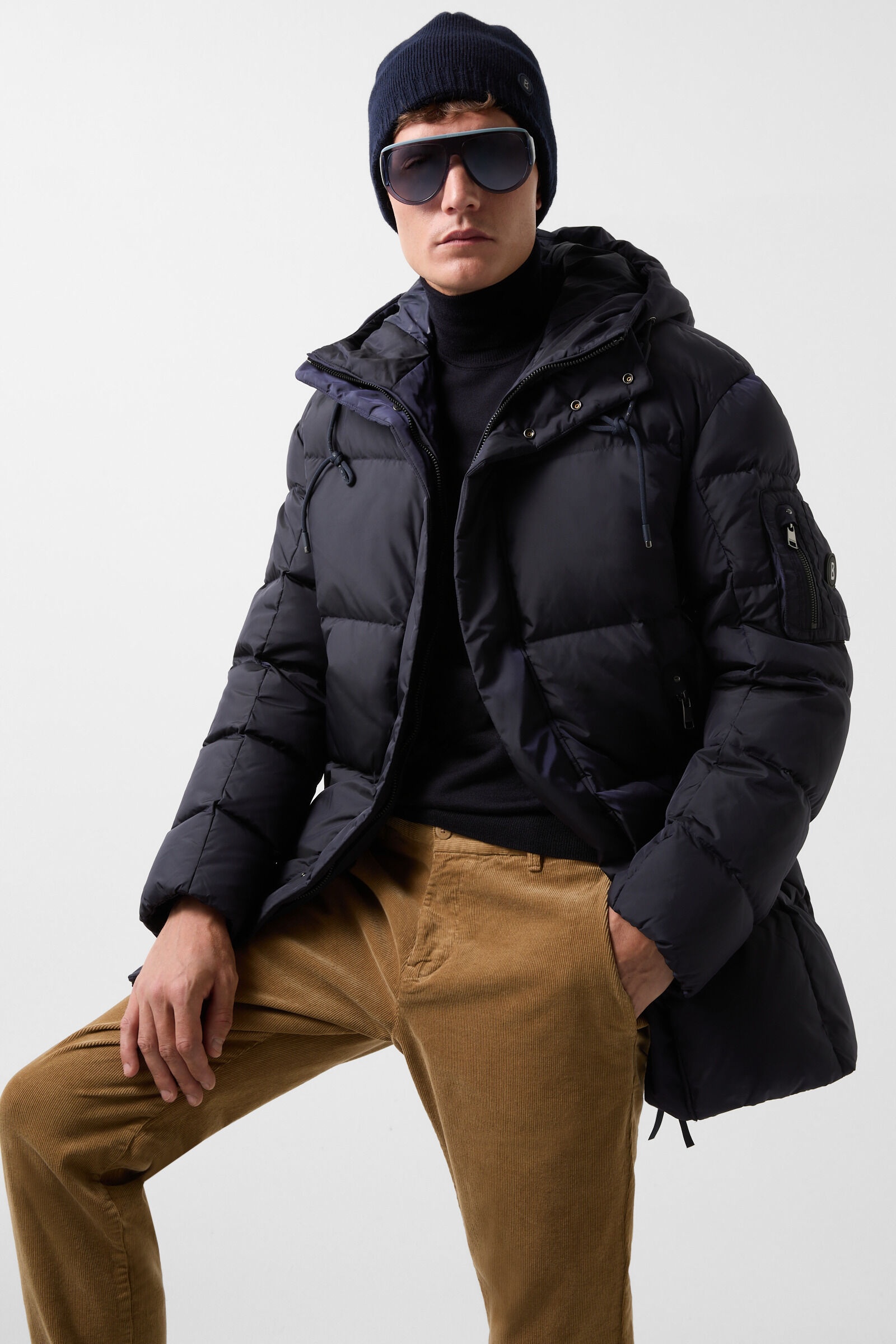 Jones Down jacket in Navy blue - 4