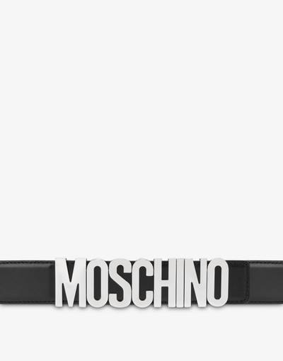 Moschino CALFSKIN BELT WITH LOGO outlook