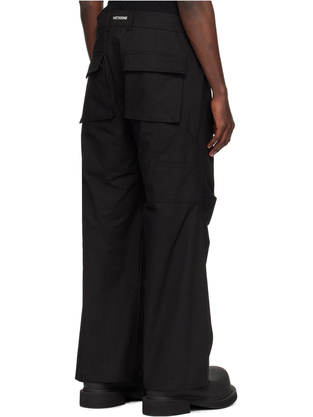Black Layered Trousers - 3