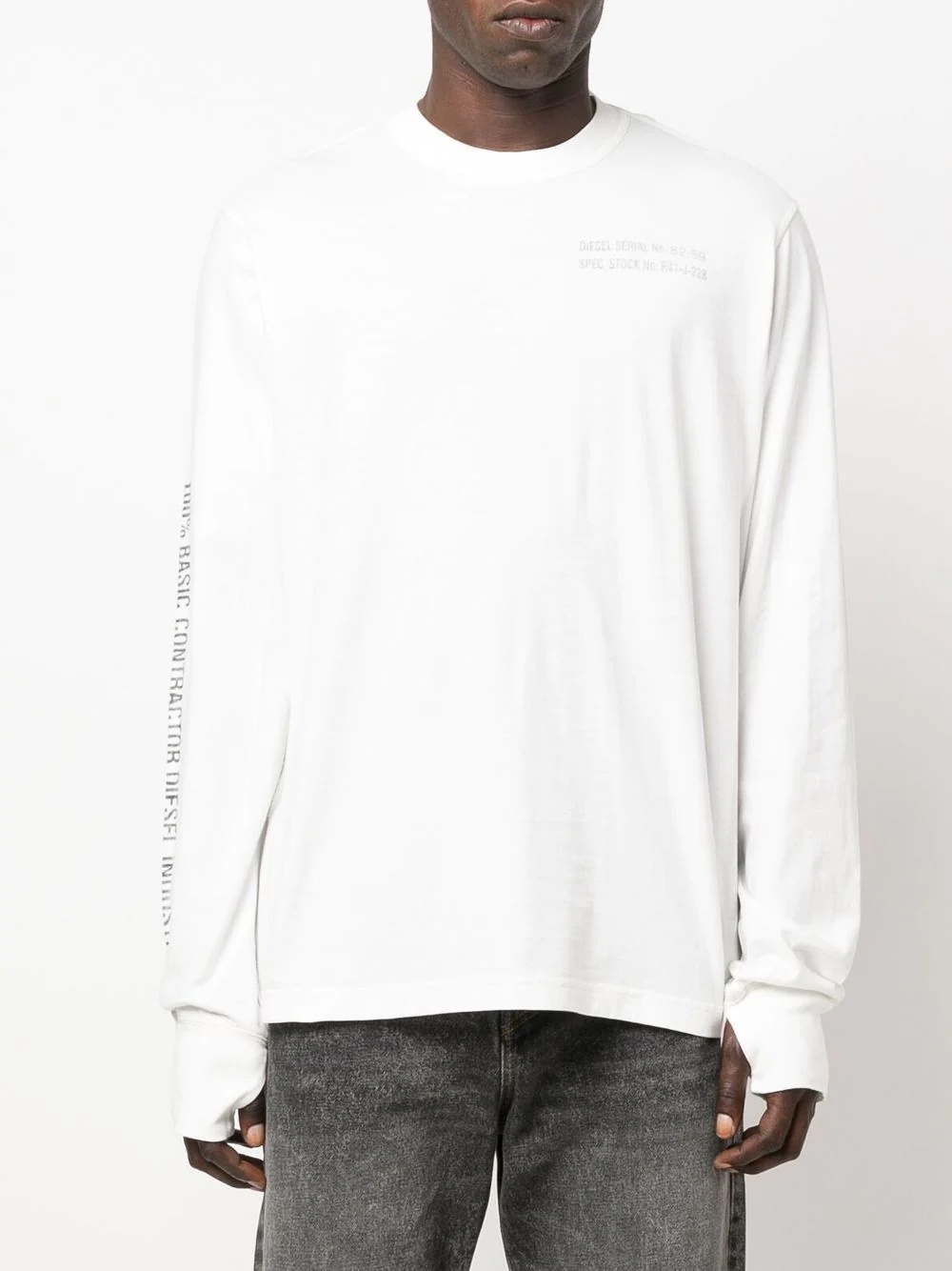 logo long-sleeve top - 3