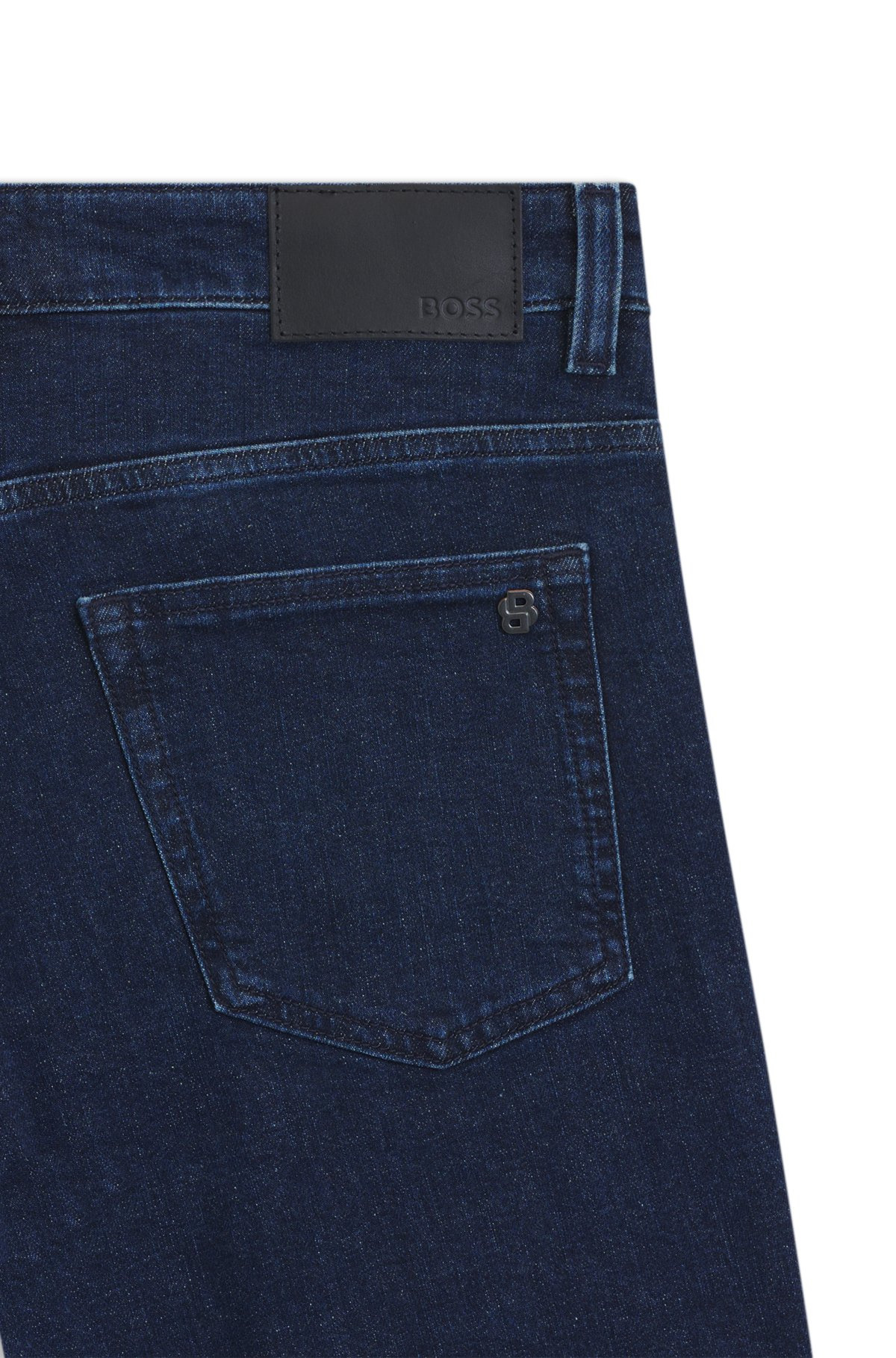 DELAWARE SLIM-FIT JEANS IN INDIGO-BLUE STRETCH DENIM - 6