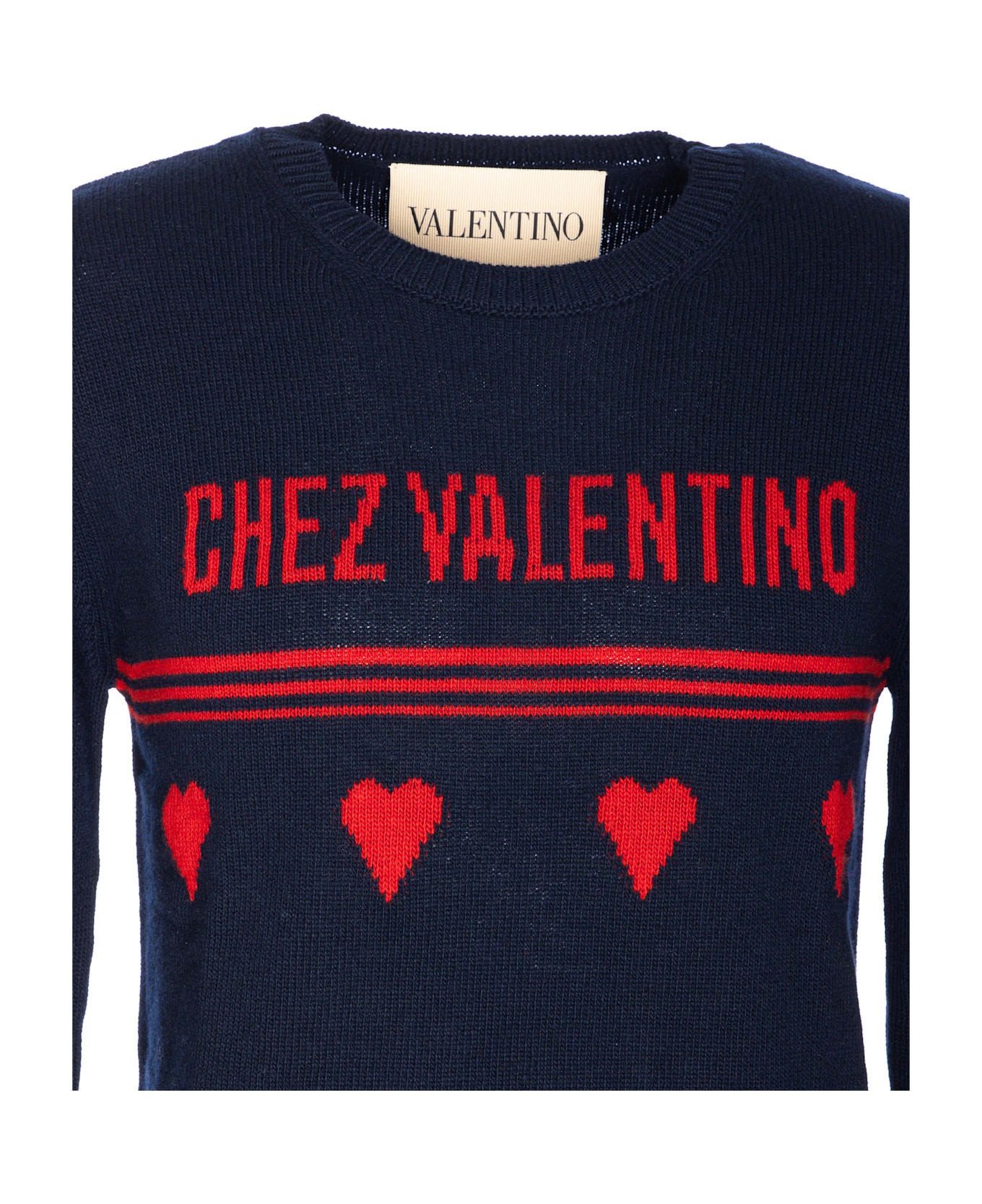 Chez Valentino Jacquard Motif Sweater - 4