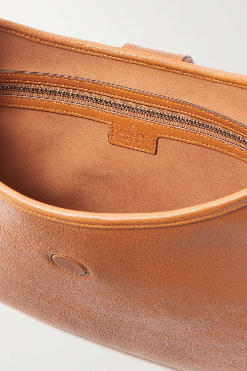 Aphrodite embellished leather shoulder bag 5