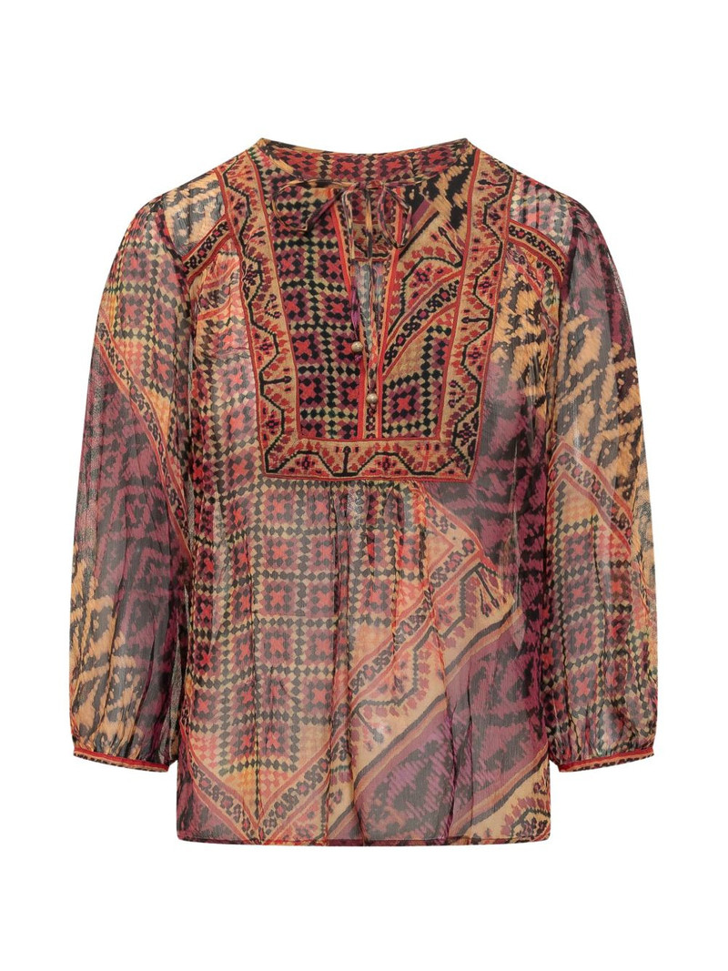 Odetta printed blouse 1