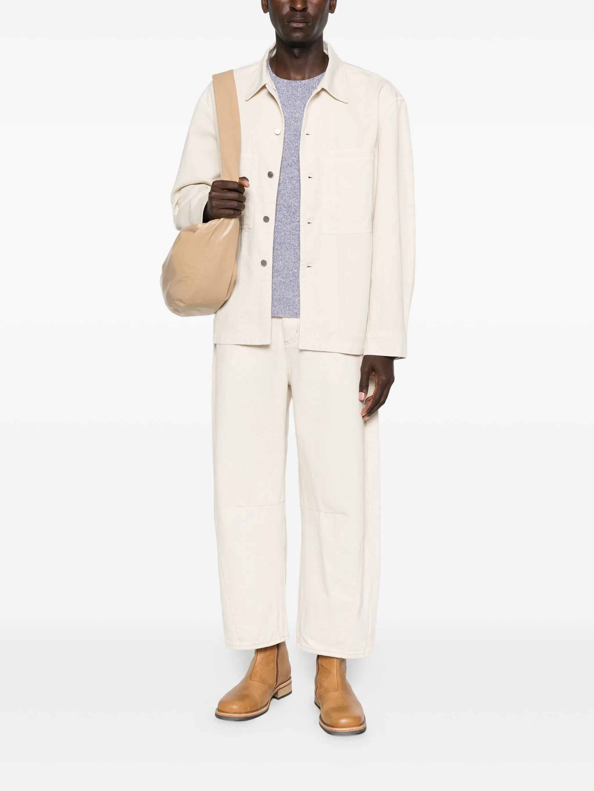 Lemaire Button-fastening Patch-pocket Shirt - 3