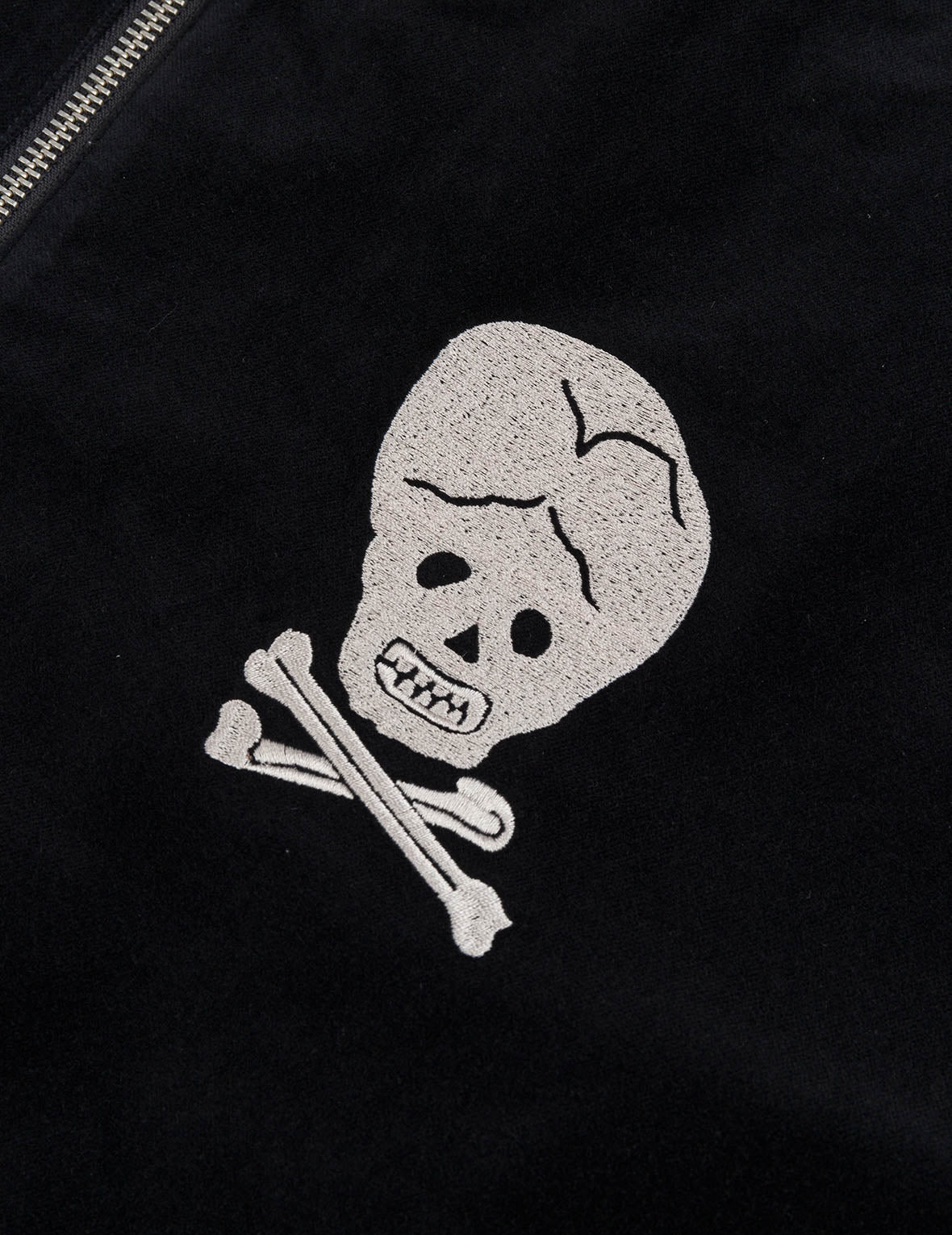 Vintage Velvet Regular Fit Padded Souvenir Jacket - 8
