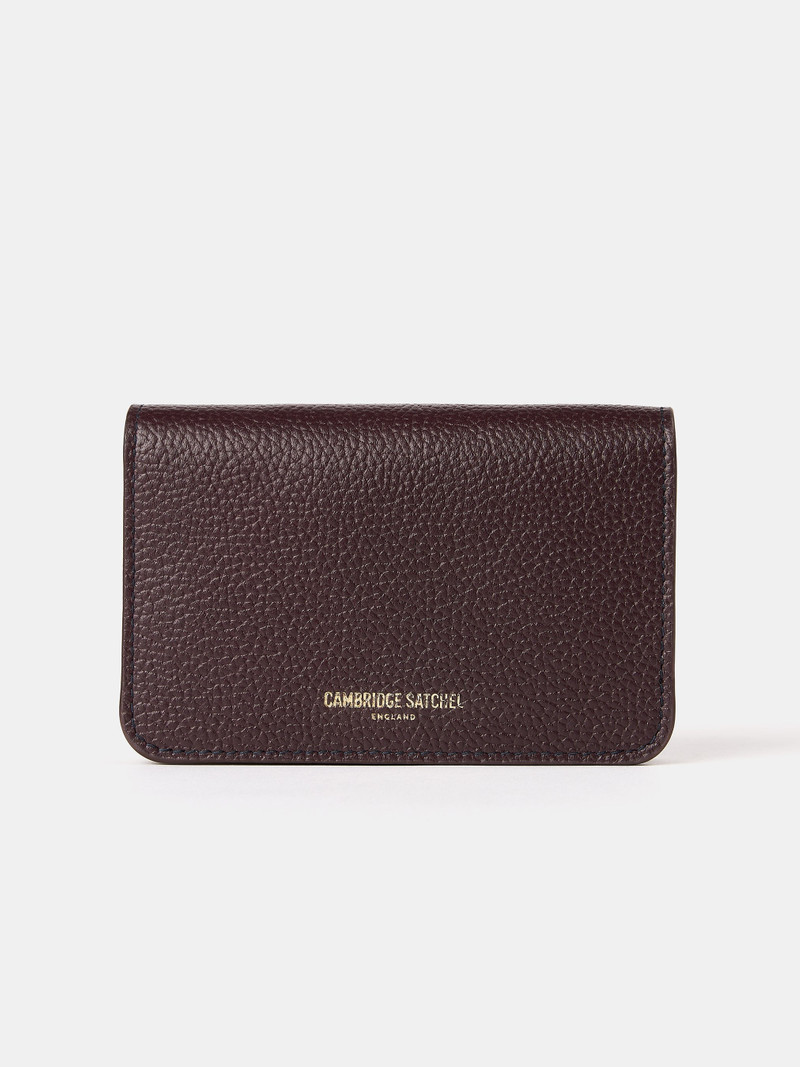 Cambridge Satchel The Small Push Lock Purse - Bordeaux, Midnight & Clay Madras Grain outlook