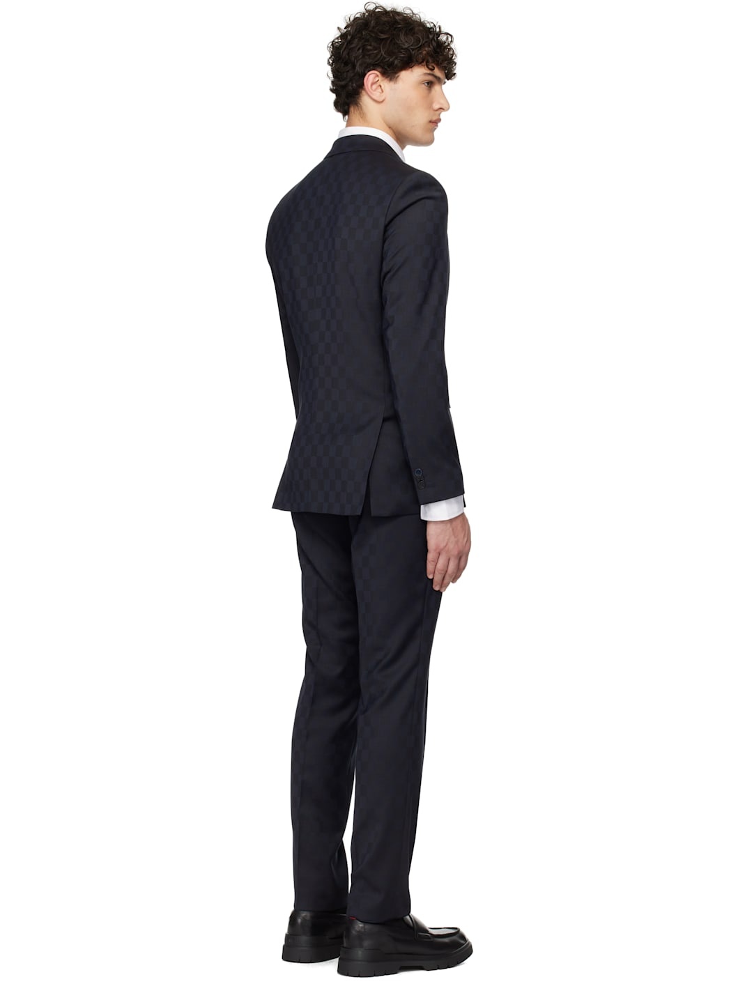Navy Extra Slim Fit Suit - 3