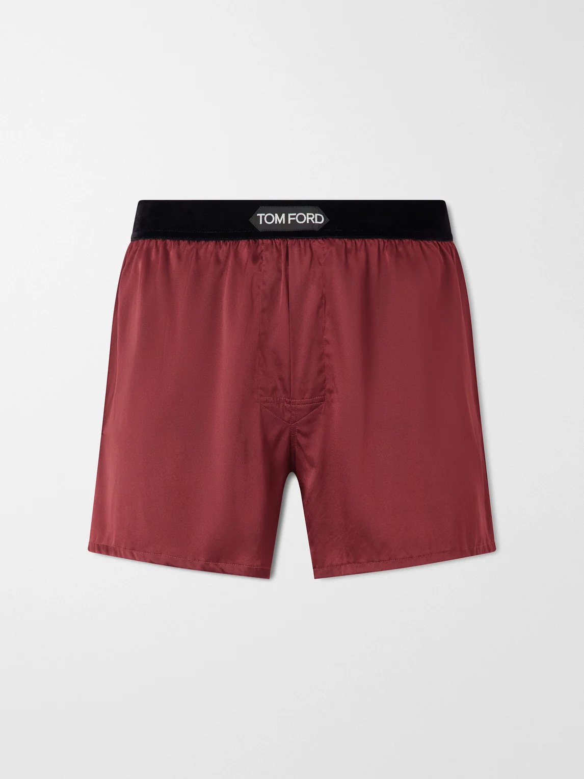 Silk-Blend Satin Boxer Shorts - 1