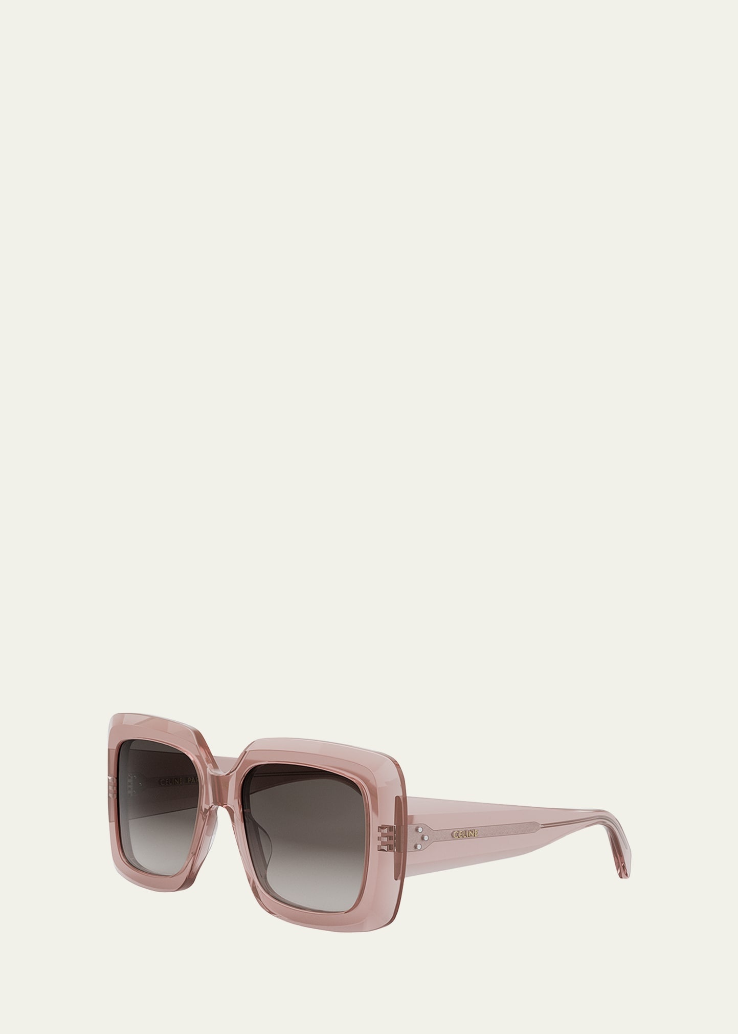 Bold Three-Dot Acetate Square Sunglasses - 2